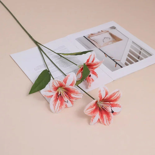 Decorative silk lily flowers for indoor and outdoor use - vue 8 sur 15