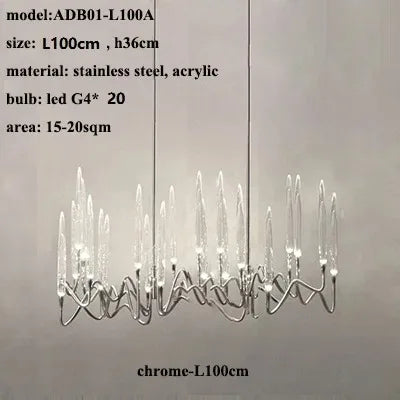 Elegant crystal designer wall light for interiors - vue 12 sur 22