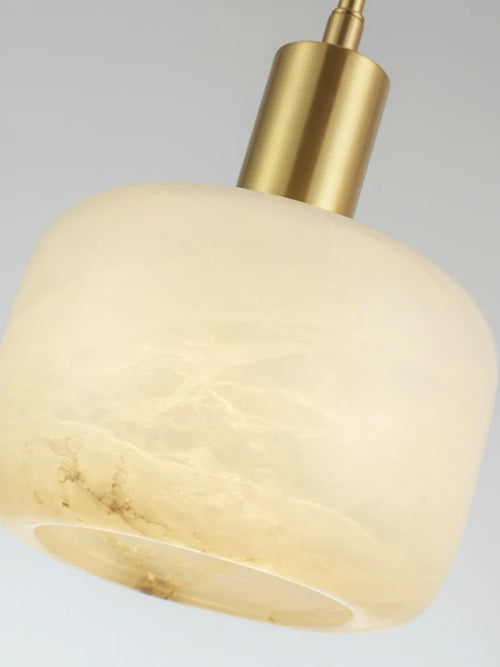 Modern copper chandelier for indoor and outdoor lighting - vue 5 sur 7