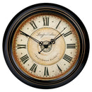 silent vintage wall clock classic metal design