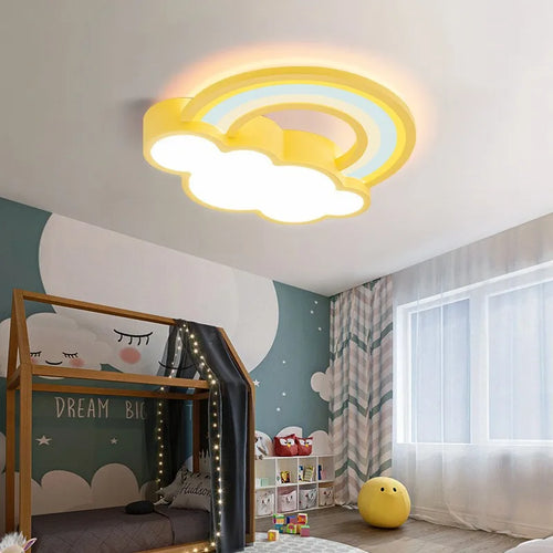Modern LED cloud ceiling light for children's bedroom - vue 2 sur 9