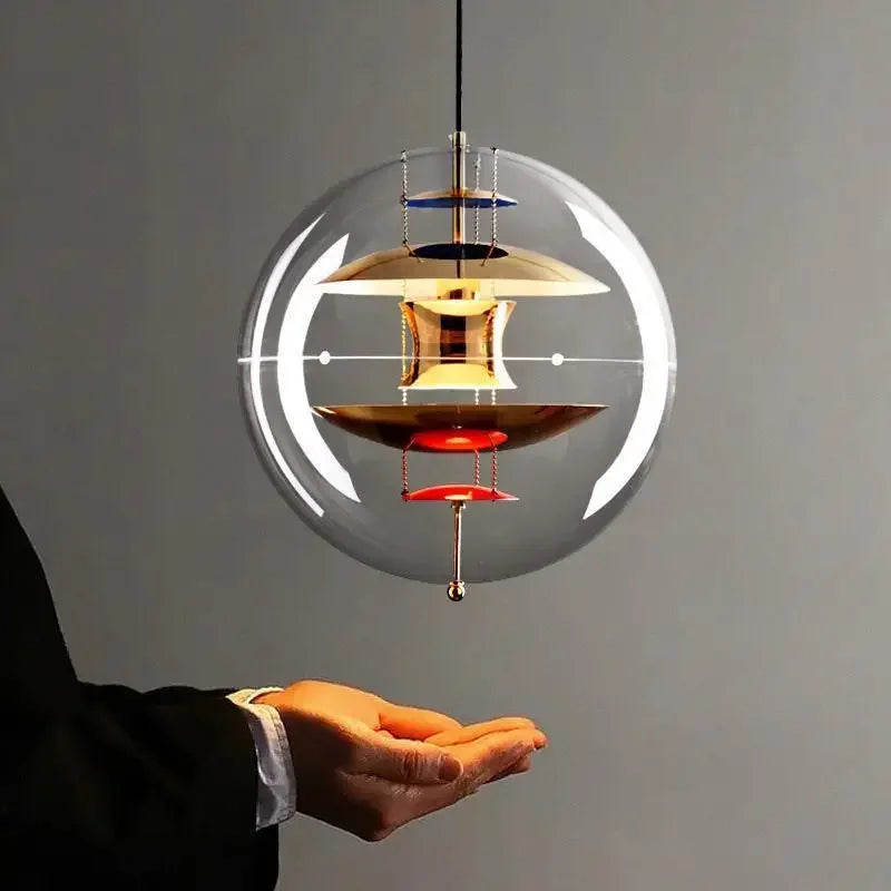 Modern Danish design acrylic chandelier for interior decoration