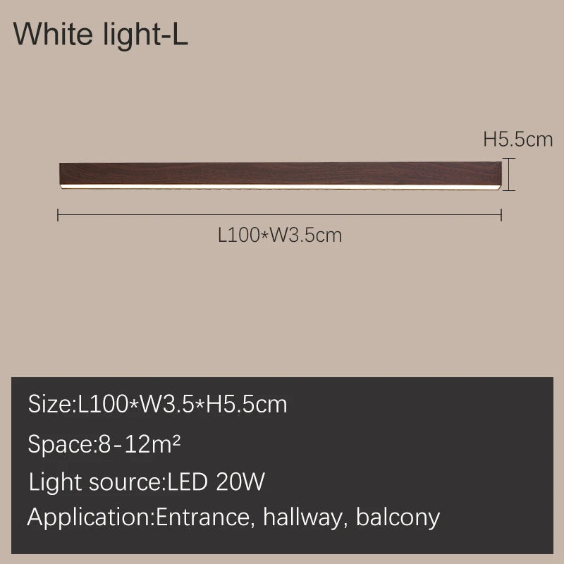 Designer LED bar ceiling light - vue 9 sur 10