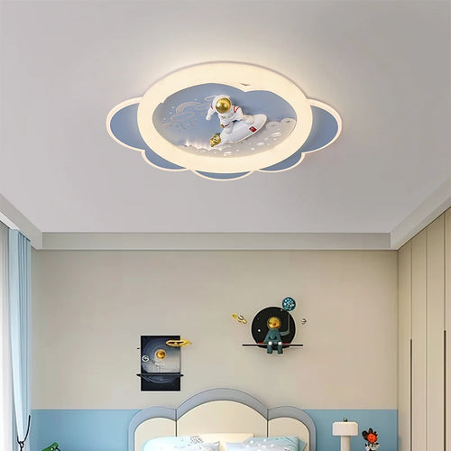Creative LED children's ceiling light with eye protection - vue 4 sur 8