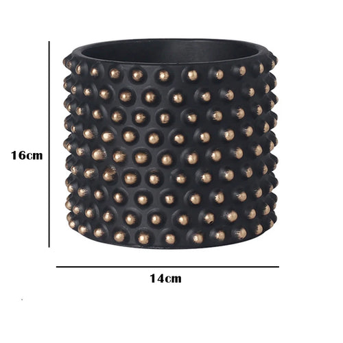 Nordic style retro cement flower pot for home decoration - vue 26 sur 33