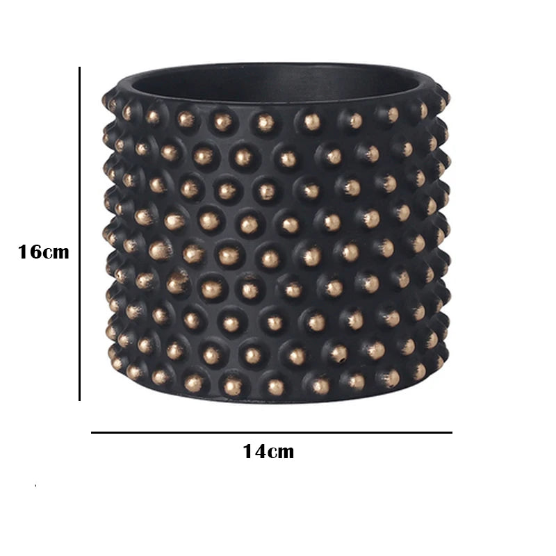 Nordic style retro cement flower pot for home decoration
