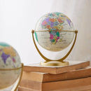 rotating retro globe for learning geography