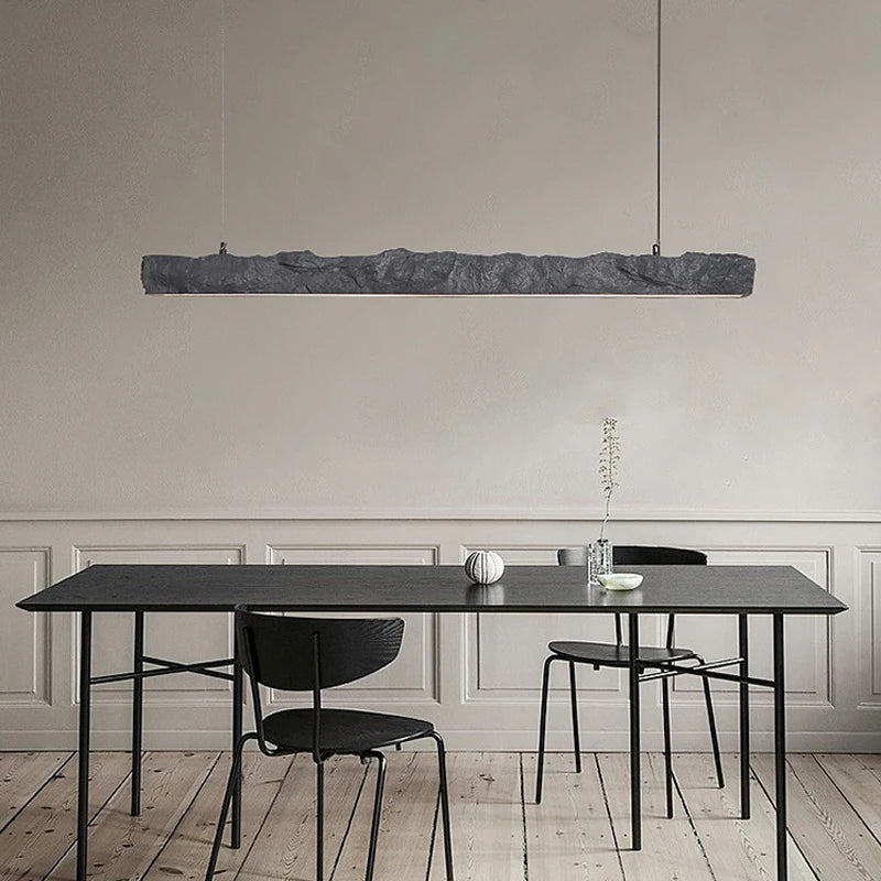 Nordic minimalist wabi sabi LED pendant light for bar or restaurant