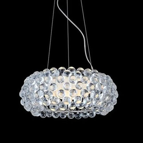 Modern nordic round pendant light for contemporary spaces - vue 3 sur 6