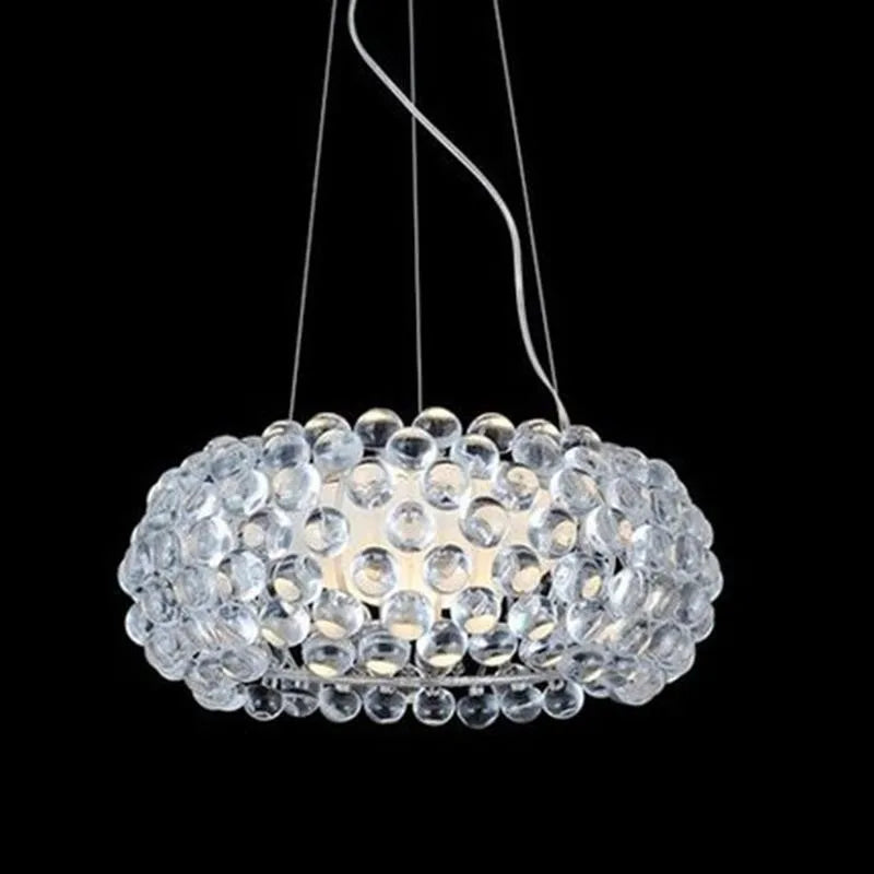 Modern nordic round pendant light for contemporary spaces - vue 3 sur 6
