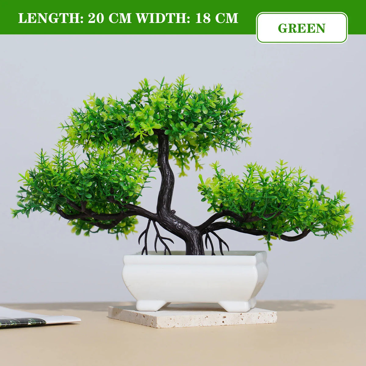 Artificial bonsai tree for indoor and outdoor decoration - vue 26 sur 32