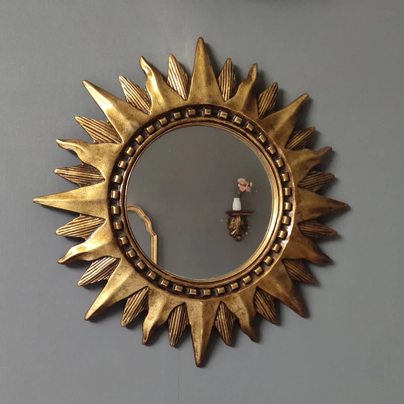 vintage round decorative mirror for creative interior decoration