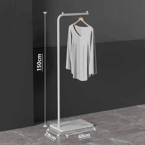lightweight and modern Nordic clothes rack for stylish storage - vue 13 sur 41