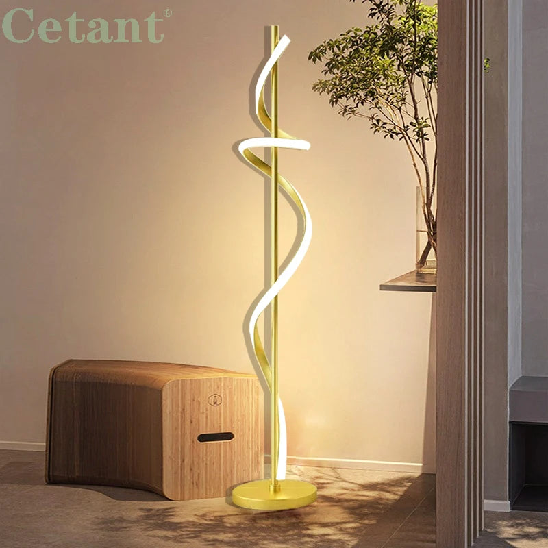 Modern LED floor lamp for home decoration, 140 cm linear fixture for sofa corner, bedroom, living room, study, indoor lighting chandelier