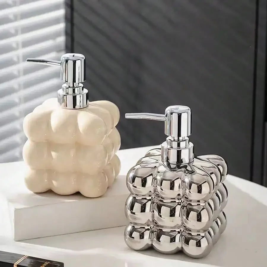 ceramic liquid soap dispenser for bathroom