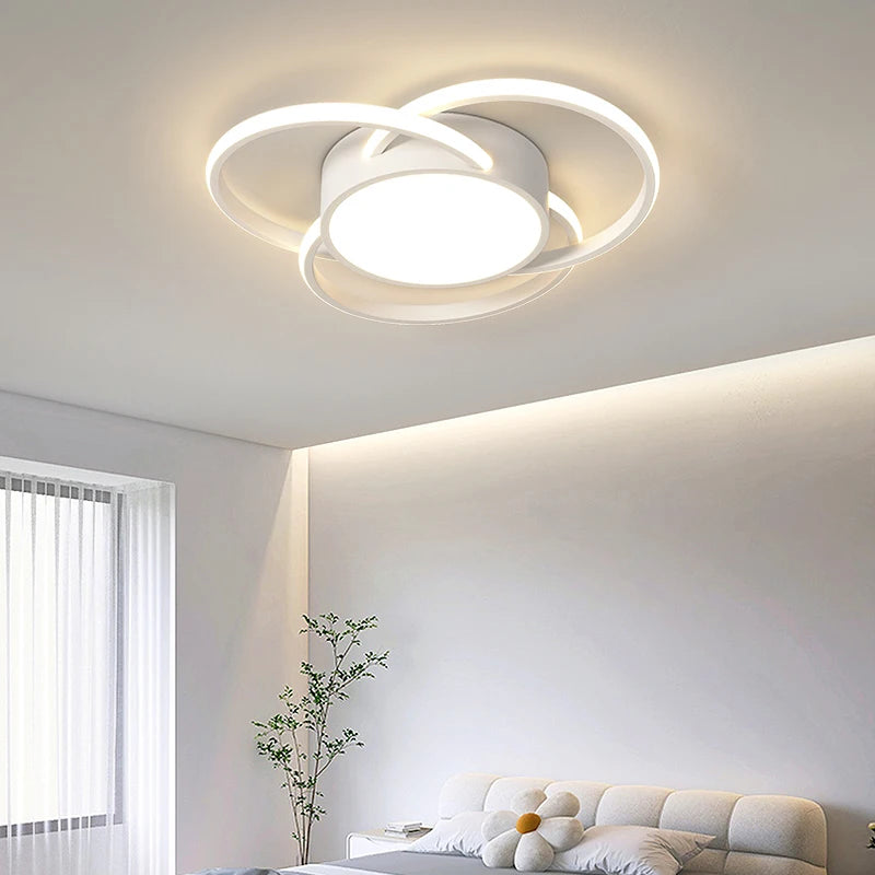Modern LED chandelier for elegant Nordic interior decor