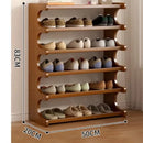 simple and space-saving indoor shoe rack