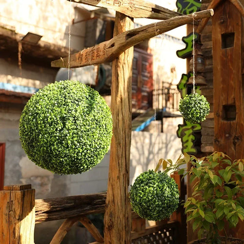 Artificial boxwood decorative ball for garden, wedding and balcony - vue 6 sur 10