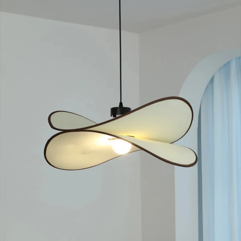 Wabi Sabi fabric ceiling light for modern interior decor
