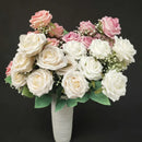 Silk rose bouquet for wedding and party decoration