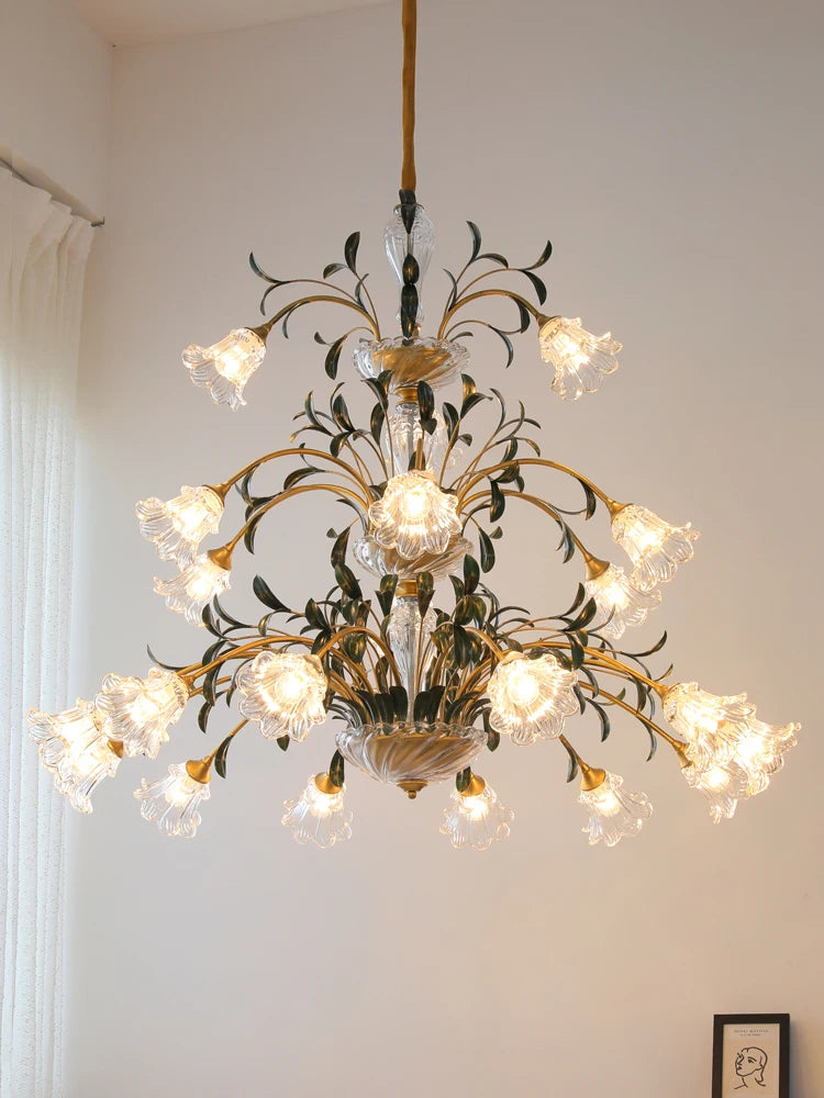 Modern double-style chandelier for building and hotel