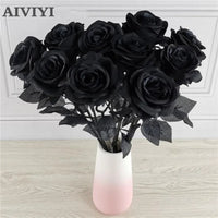 Set of 5 artificial flower bouquets for festive and home decoration