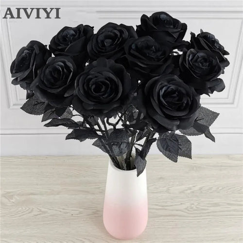 Set of 5 artificial flower bouquets for festive and home decoration