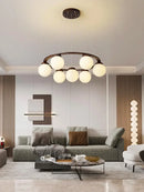 Designer wooden chandelier for contemporary home decor