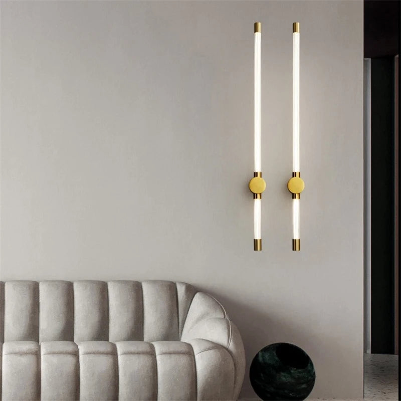 Modern copper wall lights
