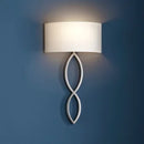Caserta fabric circle wall light for interior decoration