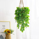 Artificial monstera leaf garland for indoor and outdoor decoration