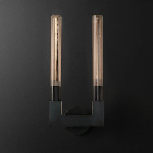 Retro clear glass wall light for interior decoration - vue 13 sur 12