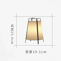 Retro Japanese fabric floor lamp for interior decoration