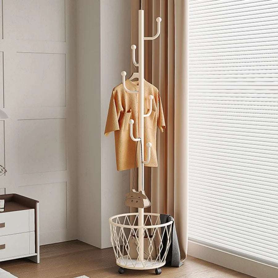 modern, removable and practical floor coat rack