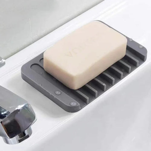 self-draining silicone soap dish to keep soap dry - vue 8 sur 12