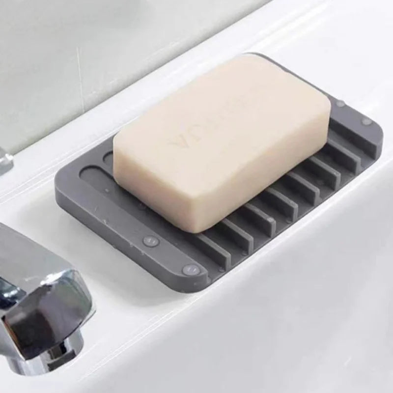 self-draining silicone soap dish to keep soap dry - vue 8 sur 12