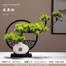 Pine bonsai table ornament for modern decor