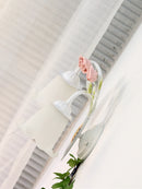 Modern floral wall light for warm decorative lighting