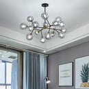 Modern glass pendant chandelier for interior decoration