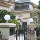 Stainless steel outdoor lamp for garden and fence