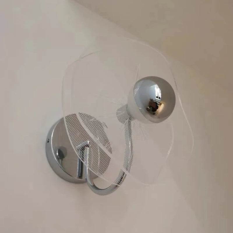 Modern decorative sunflower wall light in lotus shape - vue 6 sur 7