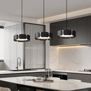 Italian minimalist style adjustable LED chandelier for modern decor