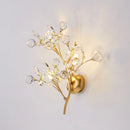 Modern luxury creative crystal LED wall light