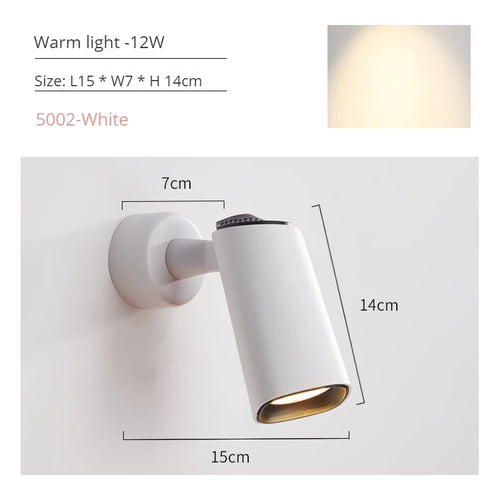 Modern rotatable LED wall light for interior decoration - vue 12 sur 20