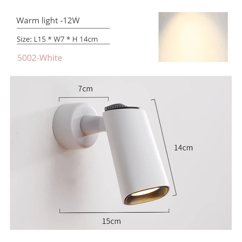 Modern rotatable LED wall light for interior decoration - vue 11 sur 20