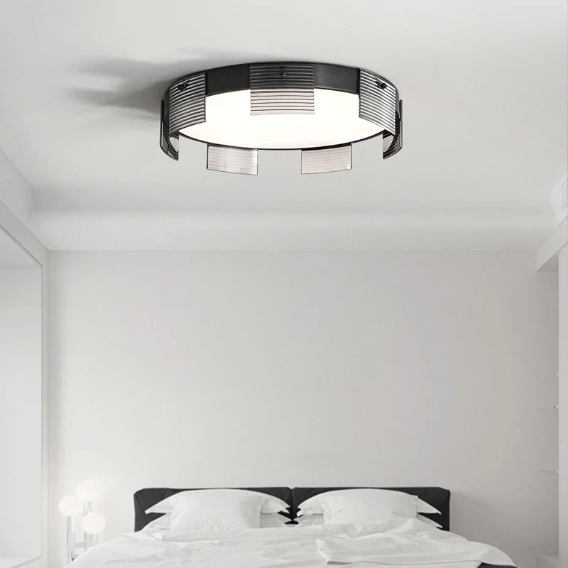 High-end Italian minimalist ceiling light - vue 3 sur 8