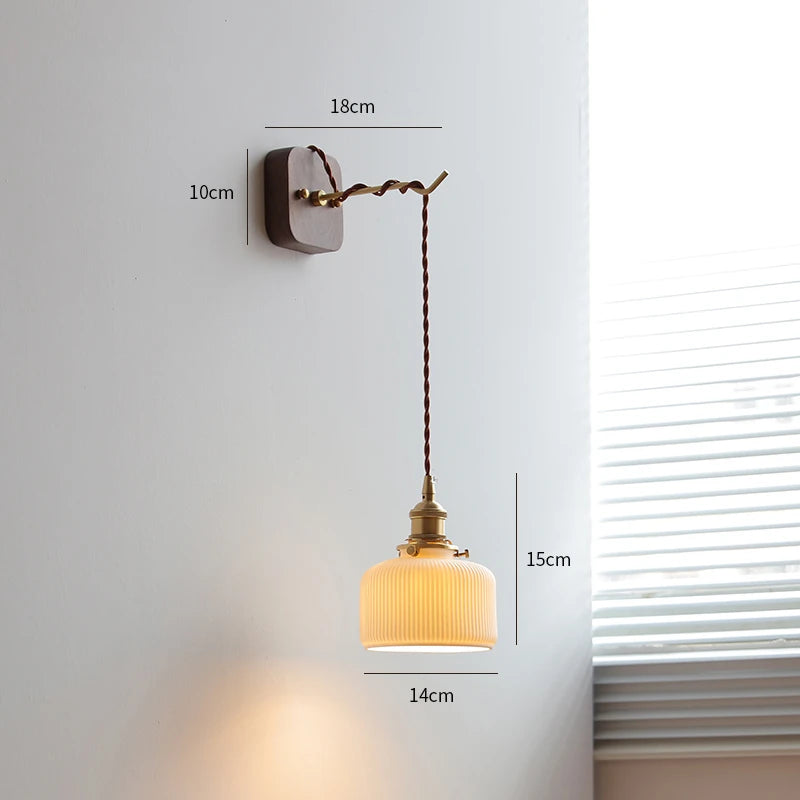 Japanese style LED wall light IWHD - vue 3 sur 23
