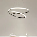 Minimalist circular chandelier for modern indoor lighting