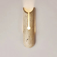 Modern minimalist stone wall light for home and hallway