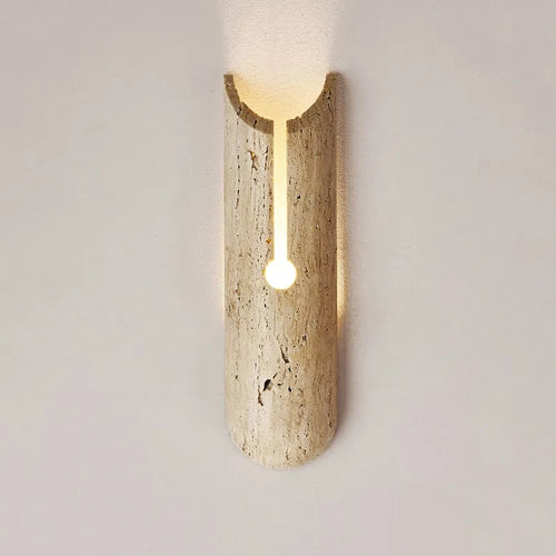 Modern minimalist stone wall light for home and hallway